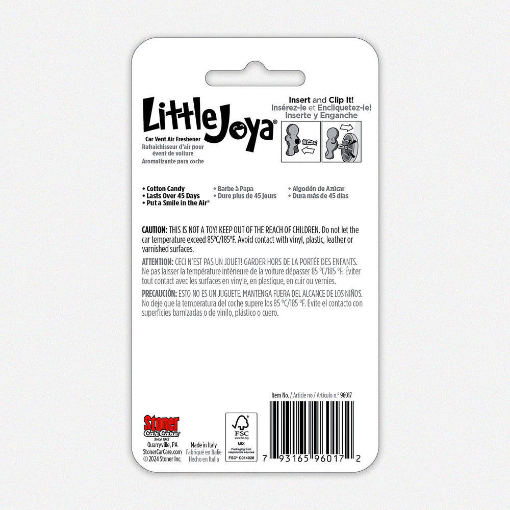 
                  
                    Little Joya Car Air Freshener (Cotton Candy)
                  
                