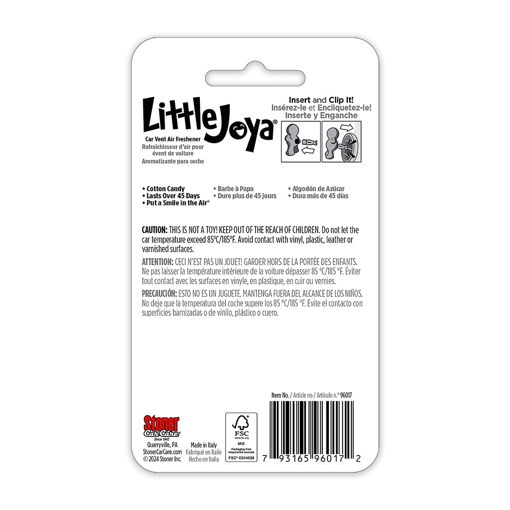 
                  
                    Little Joya Car Air Freshener (Cotton Candy)
                  
                
